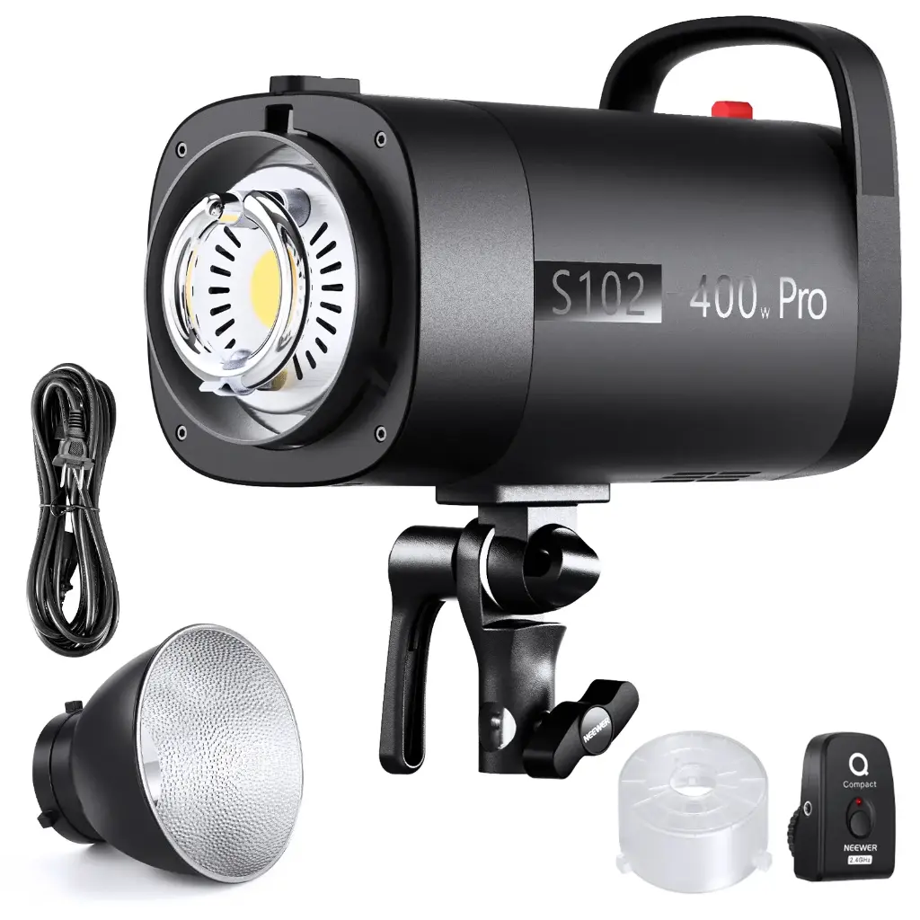 [10104487] Flash Estudio Neewer S102-400W PRO con Trigger 2.4G