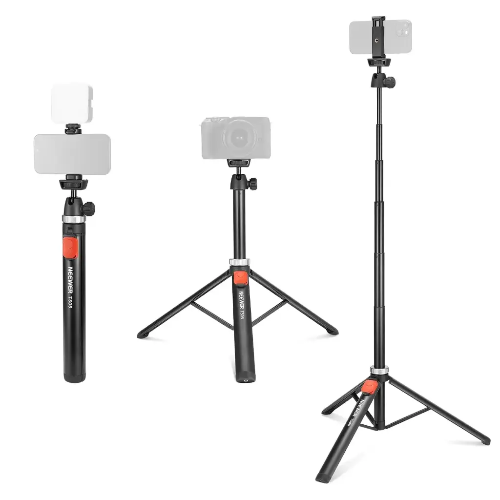 [10104103] Trípode de Viaje Neewer TS05 160 cm para Teléfono y Cámara
