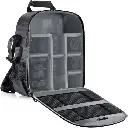 Mochila Neewer para Cámara 11L Negra con Interior Gris