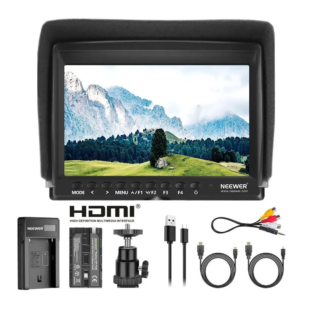Monitor Neewer F100 7 pulgadas con Batería y Estuche