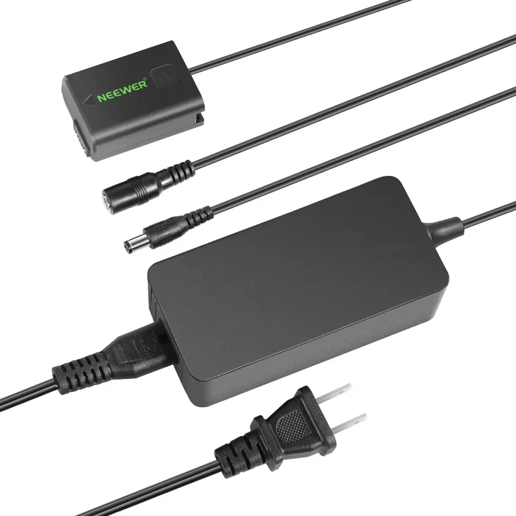 Adaptador Neewer AC-PW20 con Acoplador CC para Sony