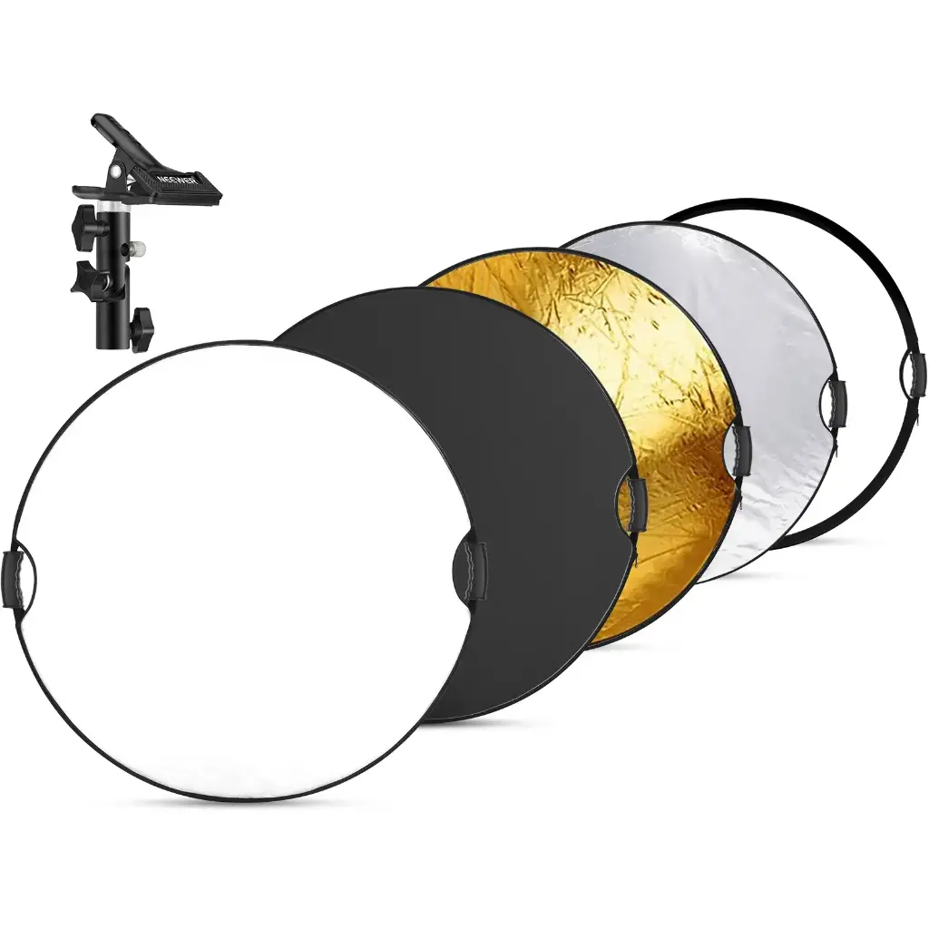 [90101292] Reflector Neewer RF-110II 110 cm con Abrazadera y Empunadura