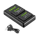Set 2 Baterías LP-E17 y Cargador USB Neewer para Canon