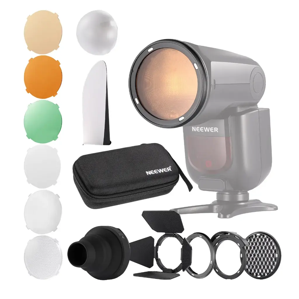 Kit Magnético Neewer CRM2 para Flashes de Cabeza Redonda