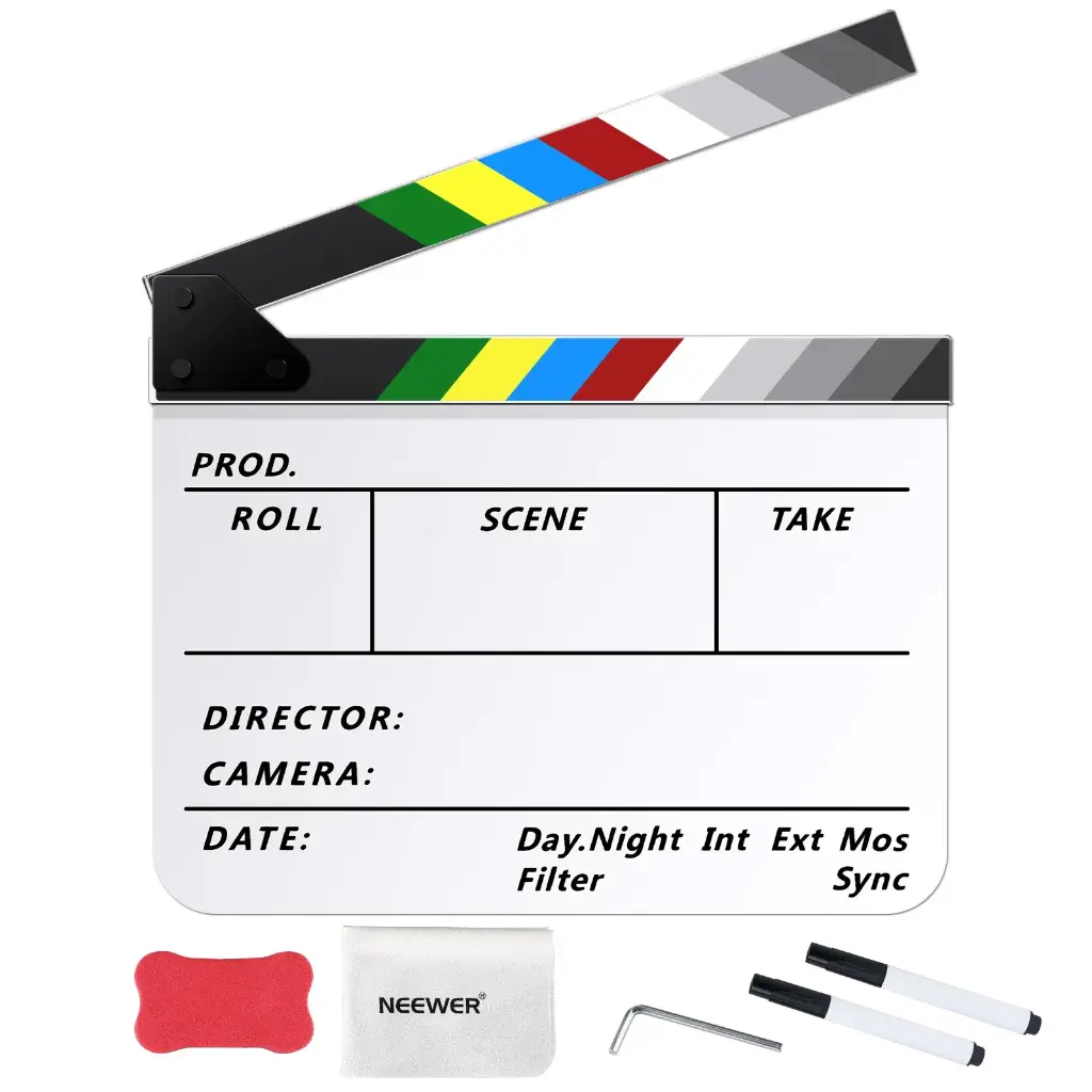 [10100538] Claqueta de Director Neewer de Acrilico