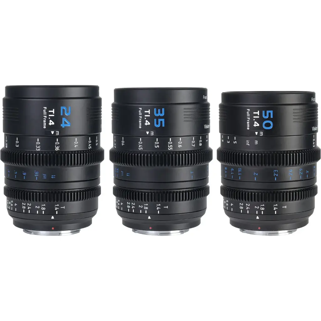 Kit de cine Sirui VP-1 Vision Prime T1.4 con 3 lentes