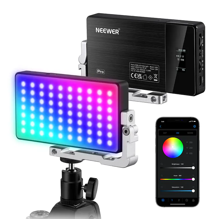 [10105170] SL90 Pro RGB LED CAMERA VIDEO LIGHT