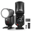 Flash Speedlite TTL de Cabeza Redonda con Batería de Litio 3000 mAh para Sony Neewer Z2PRO-S