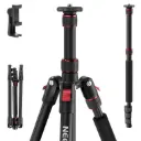 Trípode de Doble Eje Central de 71 Pulgadas con Clip para Teléfono Neewer Basics