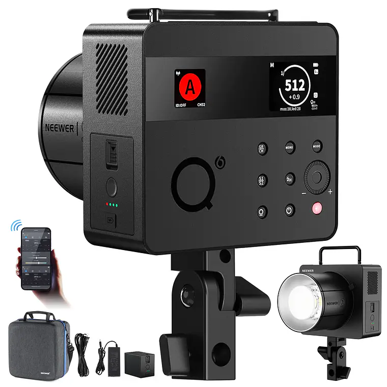 [10107948] Flash de Estudio Outdoor con Batería de Litio Neewer Q6 (EU)