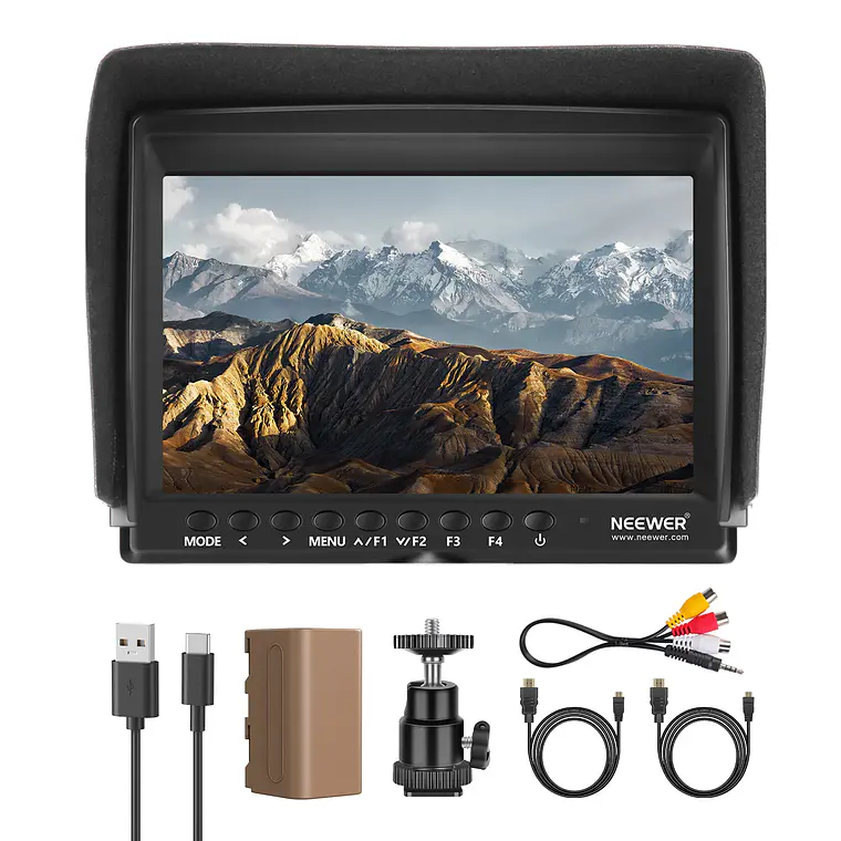 [10105836] Monitor para Cámara HD Mejorado con Batería F750 Neewer F100 HD Upgrade Edition
