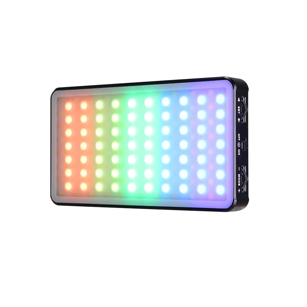 Luz Led Portatil Visico KD-2RX - Bicolor a Bateria