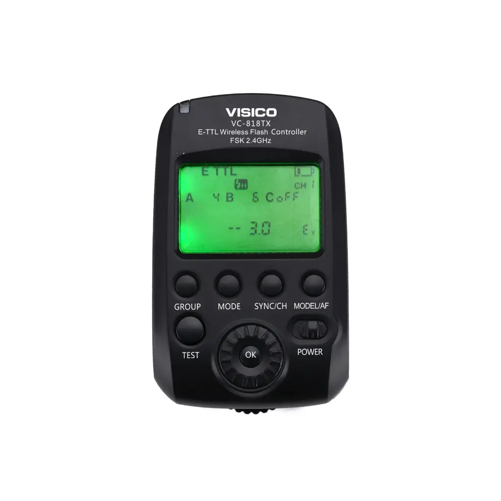 [VC-818TX C] Trigger HSS TTL Visico VC-818 TX Canon