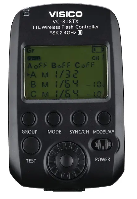 [VC-818TX S] Trigger HSS TTL Visico VC-818 TX Sony