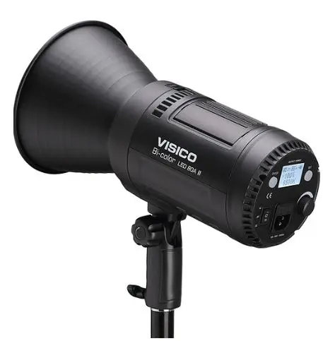 [LED-80A II] Cañón Led Visico Led-80A II Montura Bowens Bicolor 