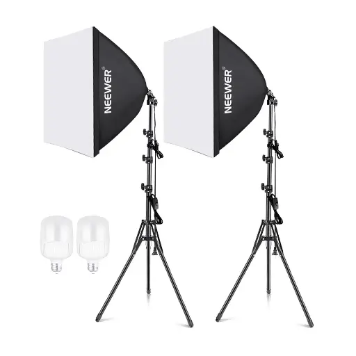 [10103352] Kit Iluminación LED Neewer NW48 II 2.4G con Softbox