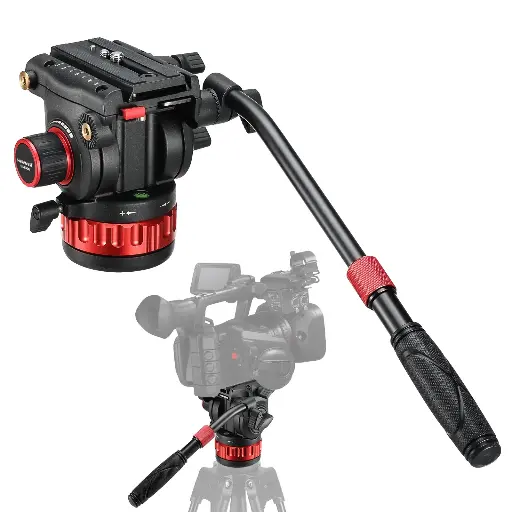 [66602625] Cabezal Fluido para Trípode de Video Neewer GM006