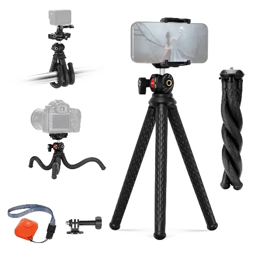 [66600344] Trípode Flexible Neewer T34 con Cabezal Bola y Soporte Móvil