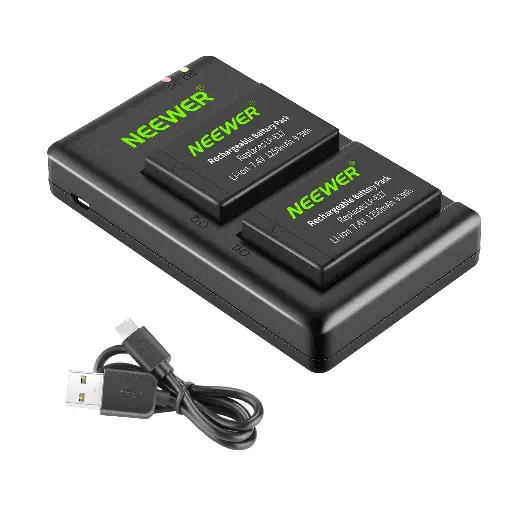 [66600453] Set 2 Baterías LP-E17 y Cargador USB Neewer para Canon