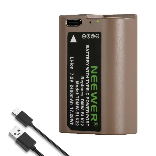 [10103382] Batería Neewer DMW-BLK22 2400mAh para Lumix